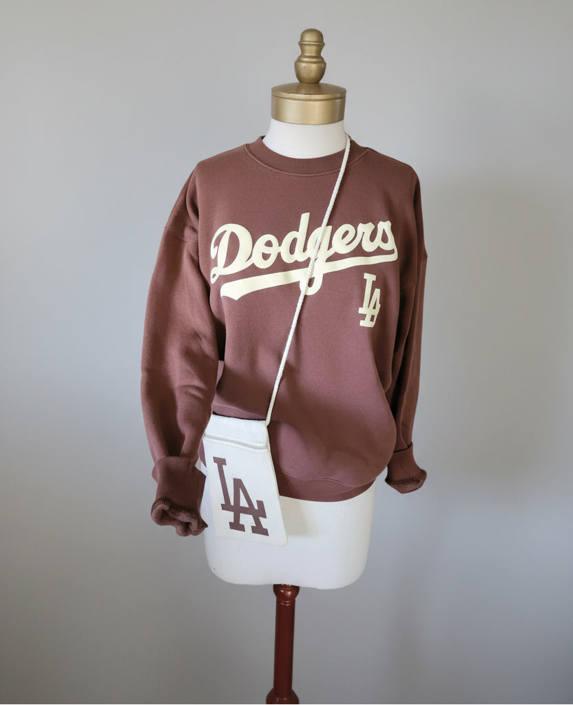 Custom Dodger Crewneck Sweatshirt, Cotton & Polyester
