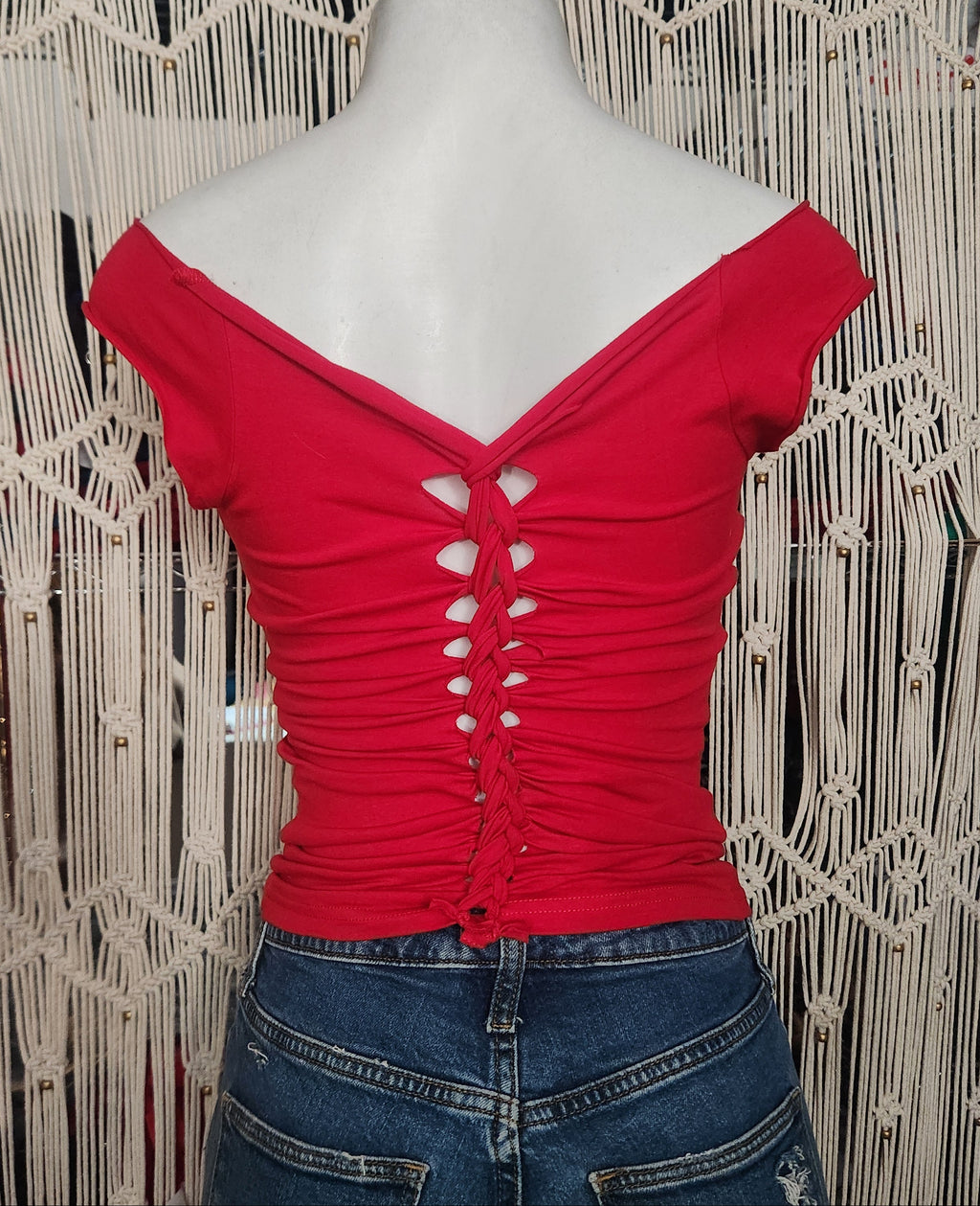 Sports 49 Football Custom Cut Top, Cotton Spandex