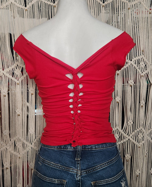 49 Sports Football Custom Cut Top, Cotton Spandex