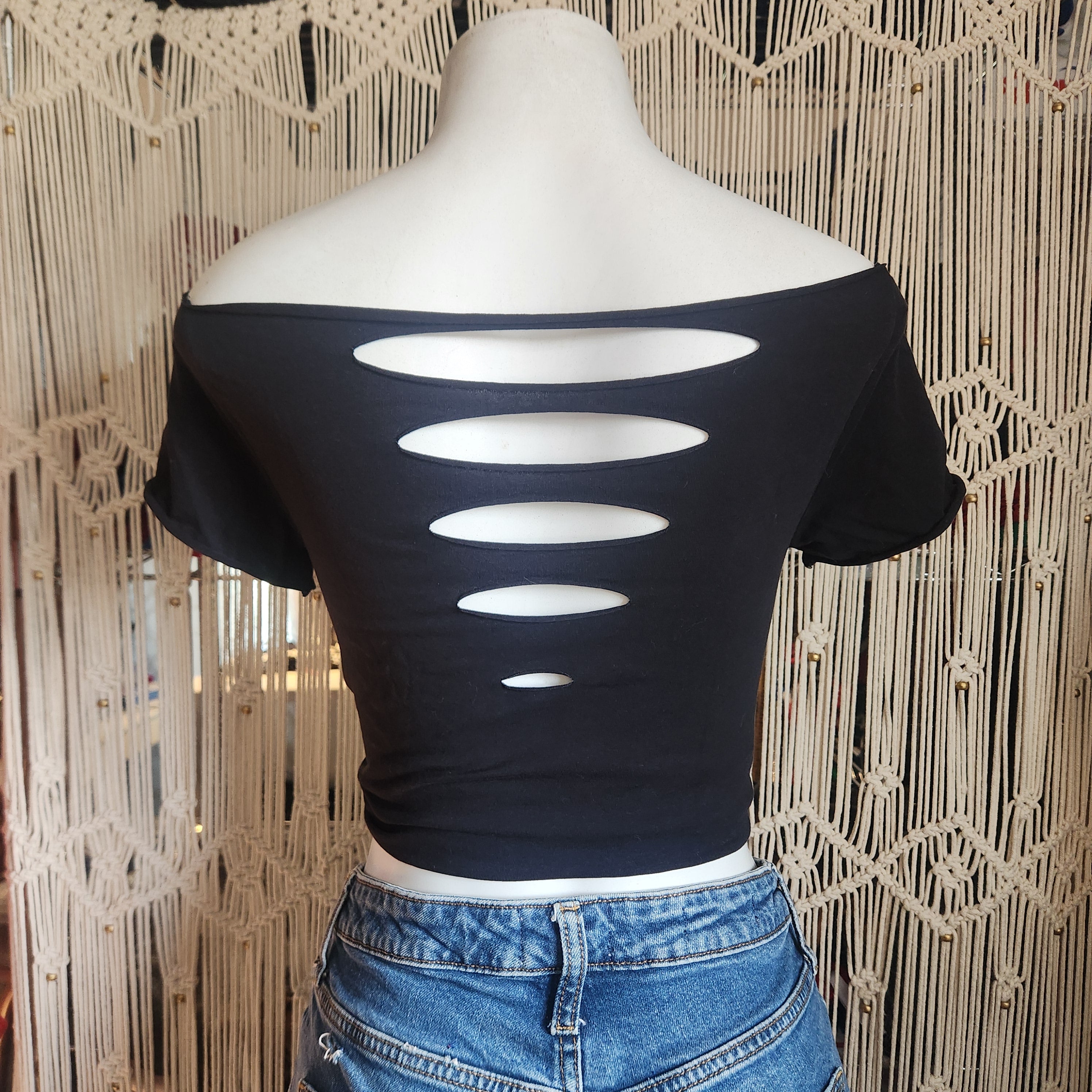 Mexico Custom Crop Top, Cotton Spandex