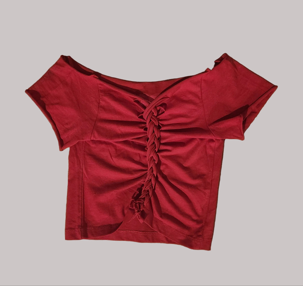 Sports 49 Football Custom Crop Top, Cotton Spandex