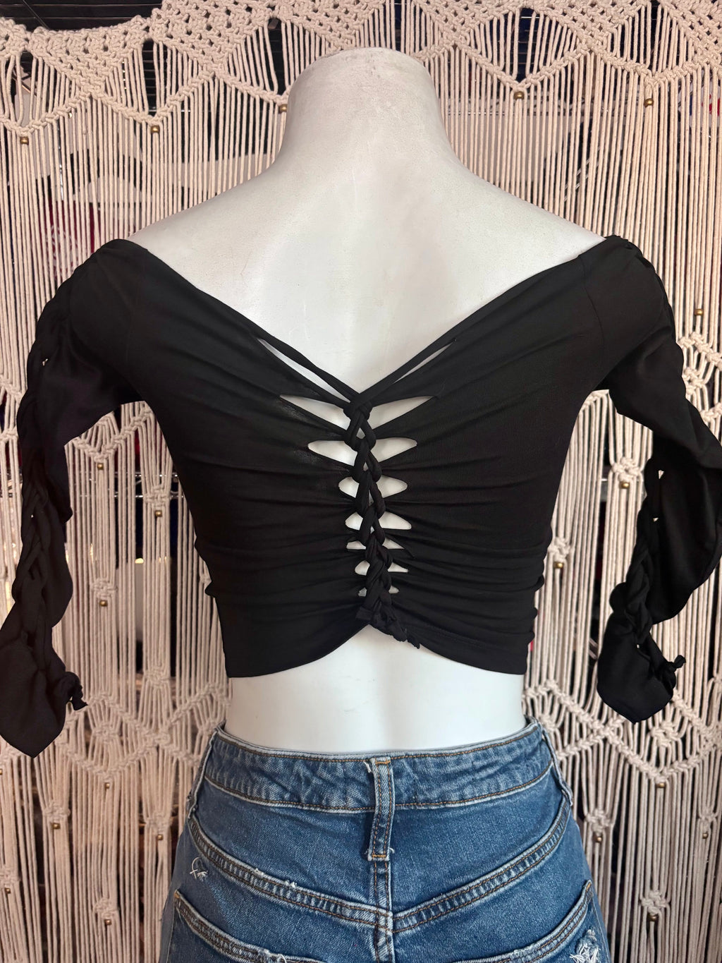 Sports Raider Custom Cut Long Sleeve Crop Top, Cotton Spandex