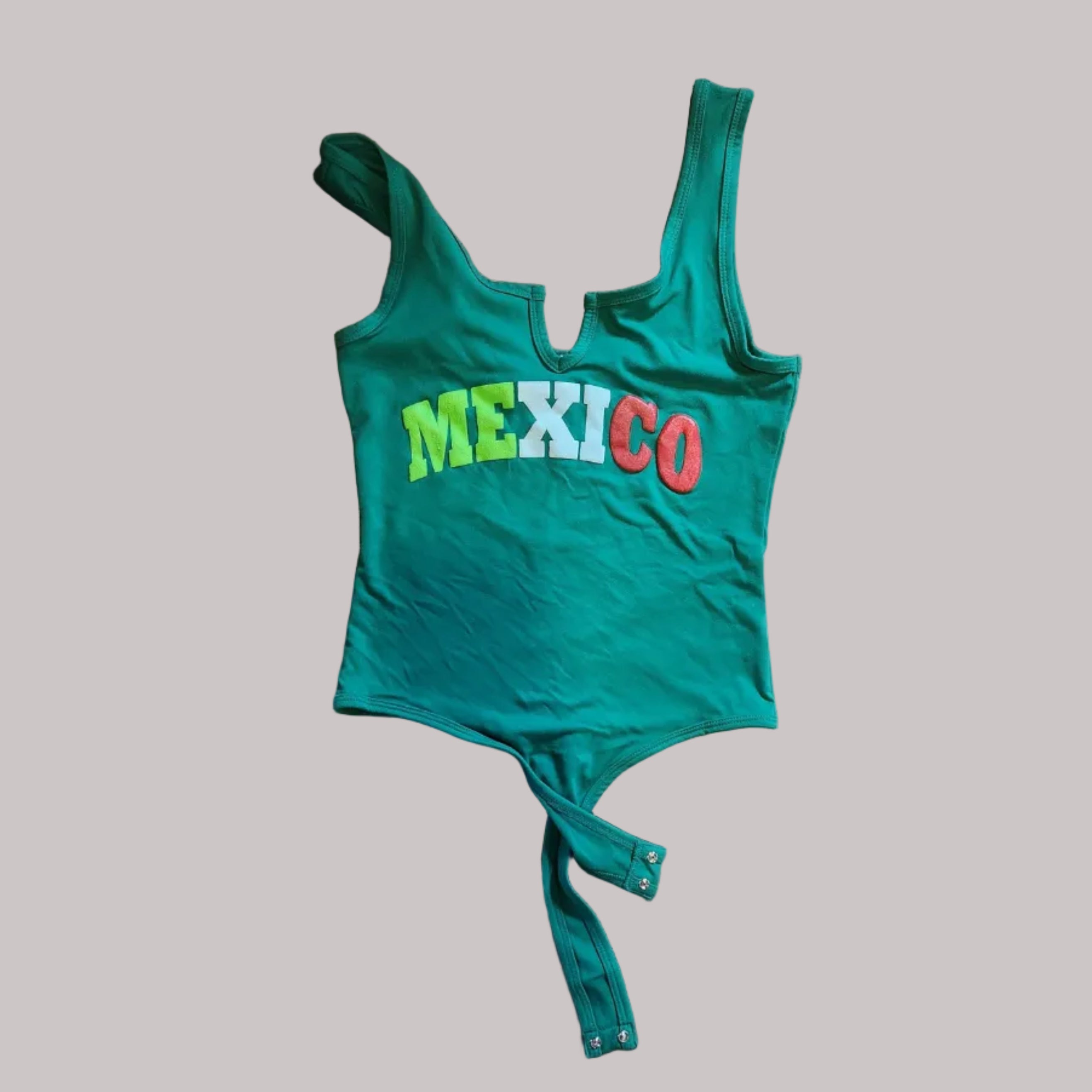 Mexico Bodysuit, Cotton Polyester
