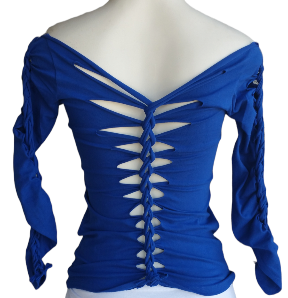 Custom Cut Long Sleeve Shirt, Cotton Spandex