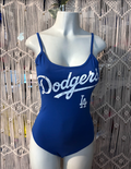 Sports Dodger Fitted Bodysuit, Cotton Spandex