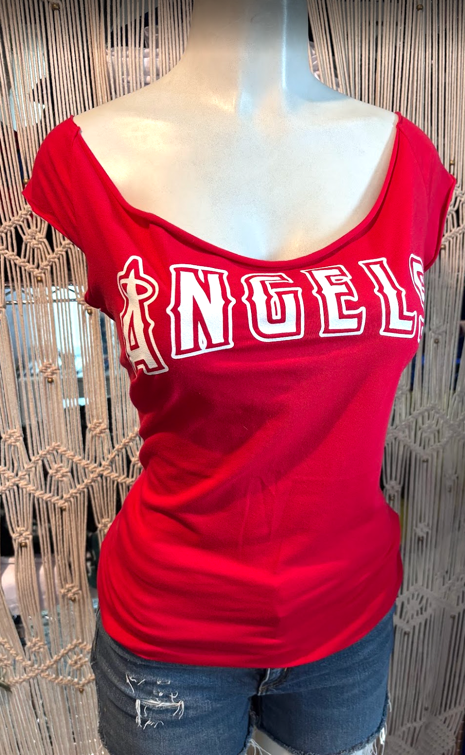 Sports Angel Custom Cut Top, PLUS SIZES, Cotton Spandex