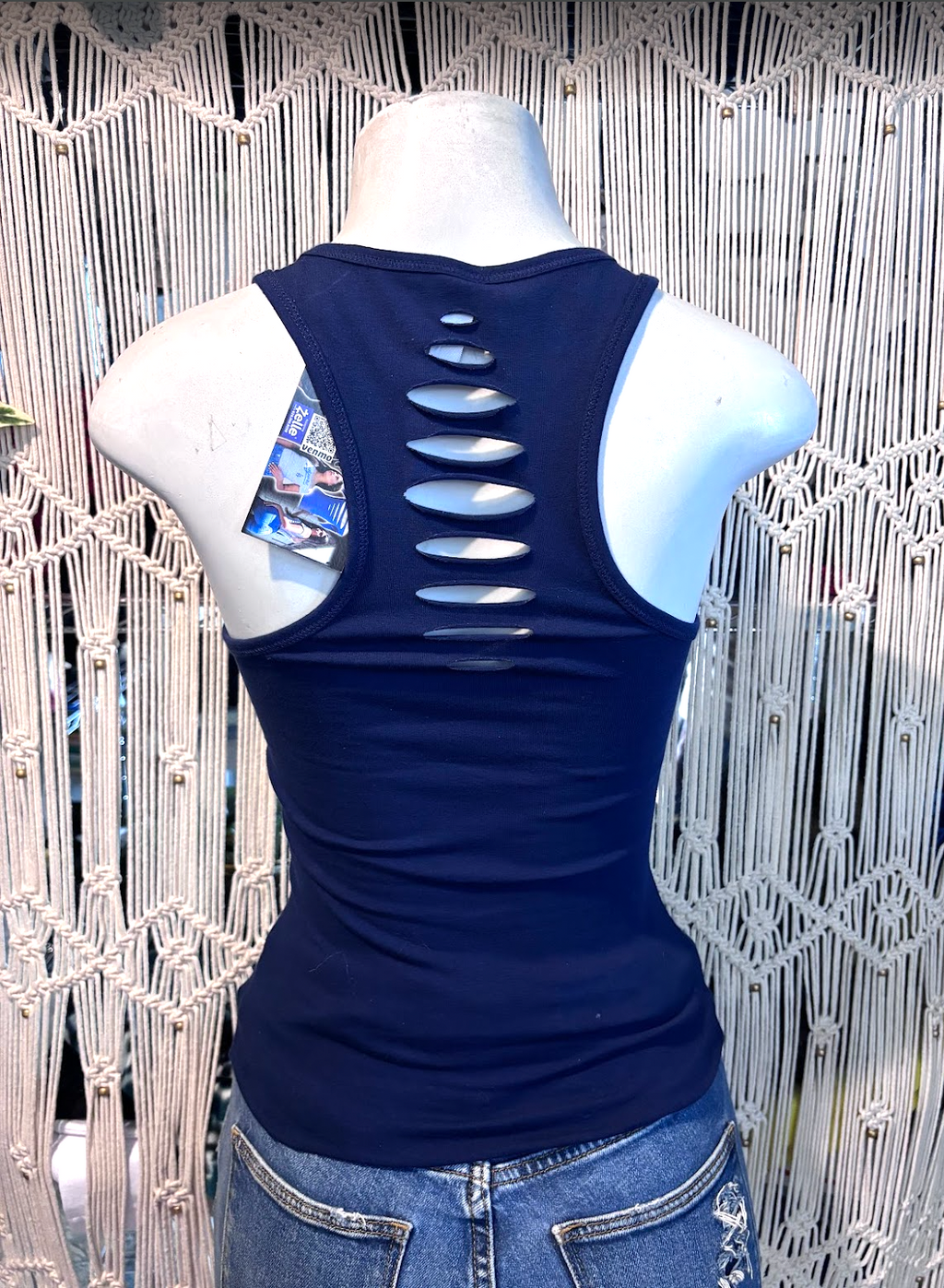 Sports Cowboy Tank Top, Cotton Spandex