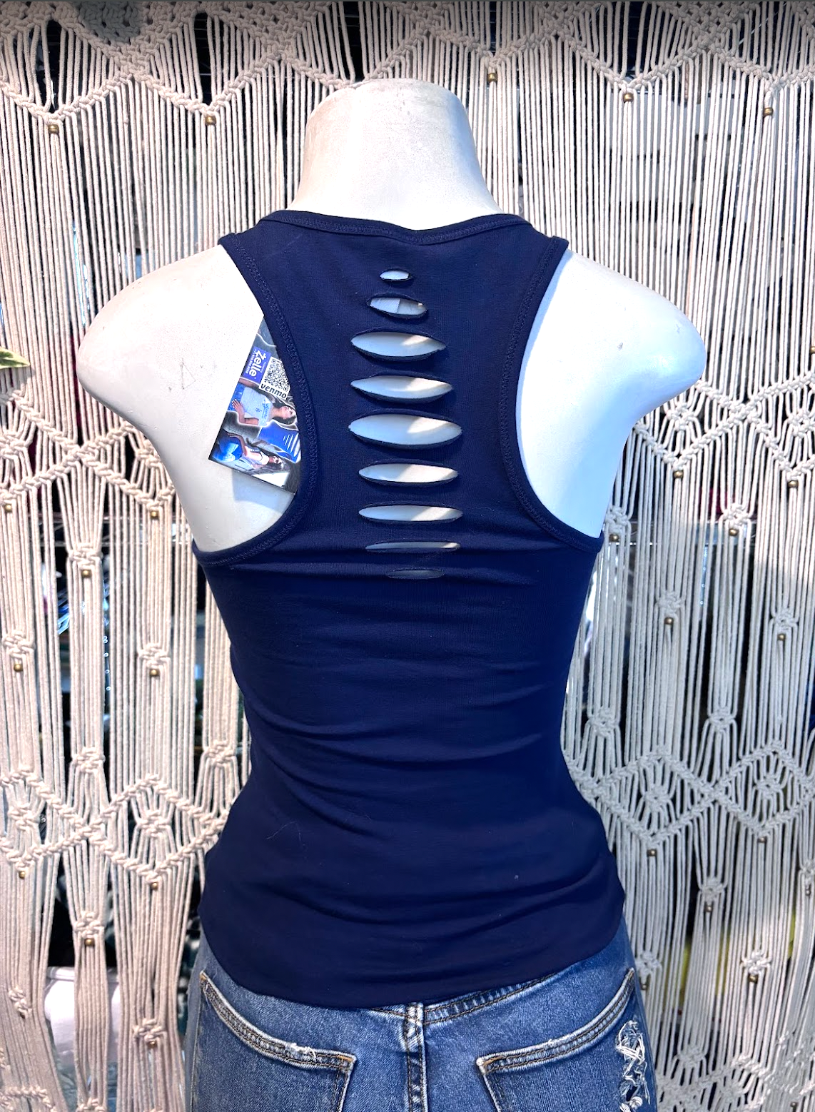 Sports Cowboy Tank Top, Cotton Spandex