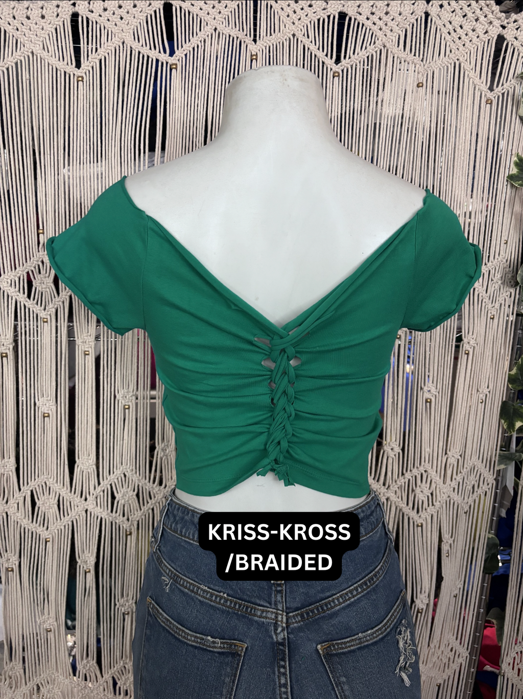 Mexico Custom Crop Top, Cotton Spandex