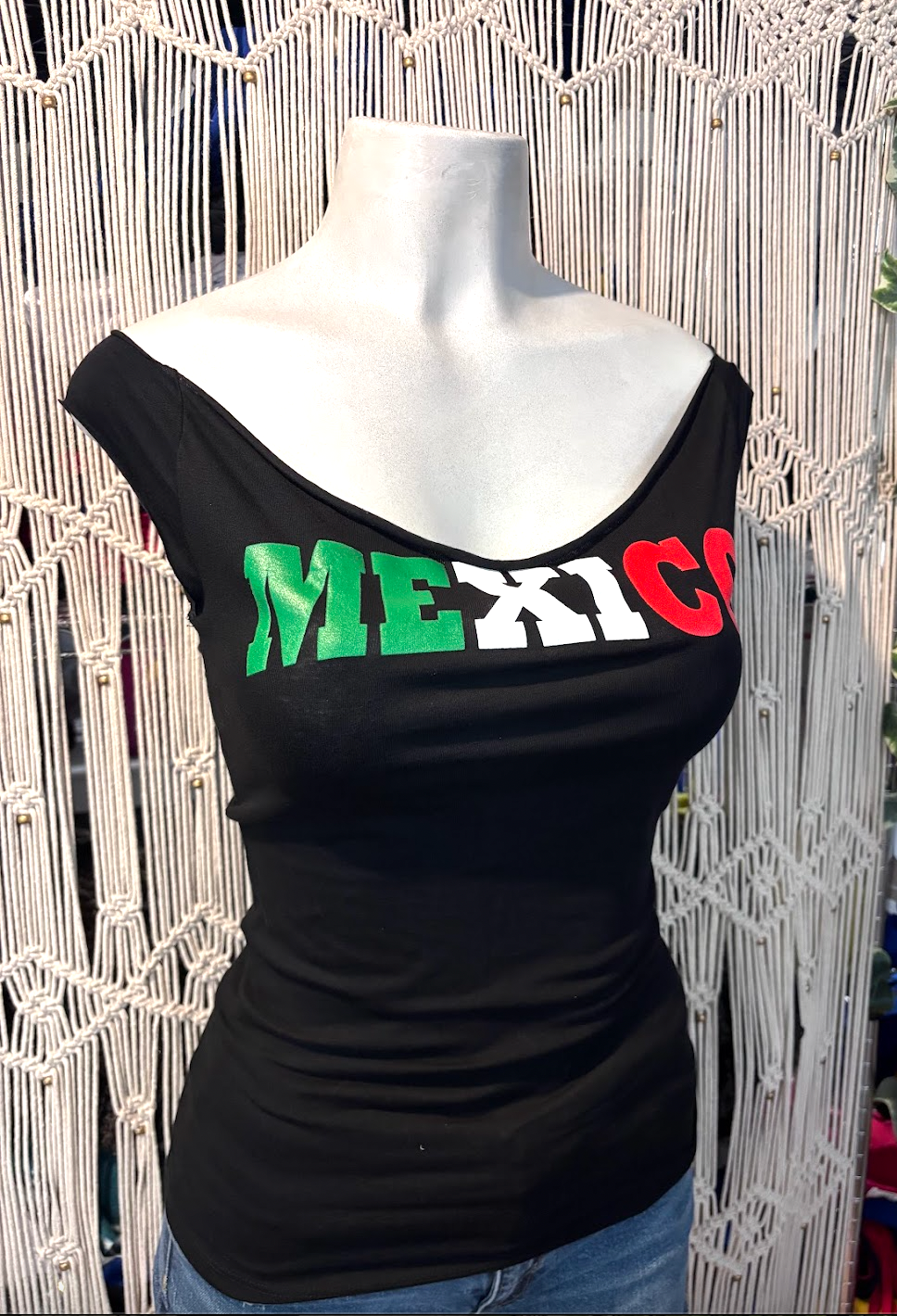 Mexico Custom Cut Top, Cotton Spandex