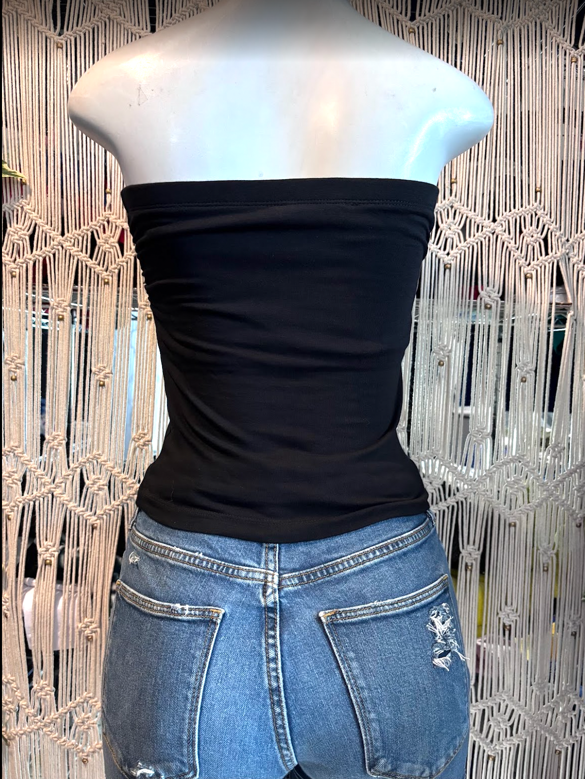 Sports Dodger Tube Top, Cotton Spandex