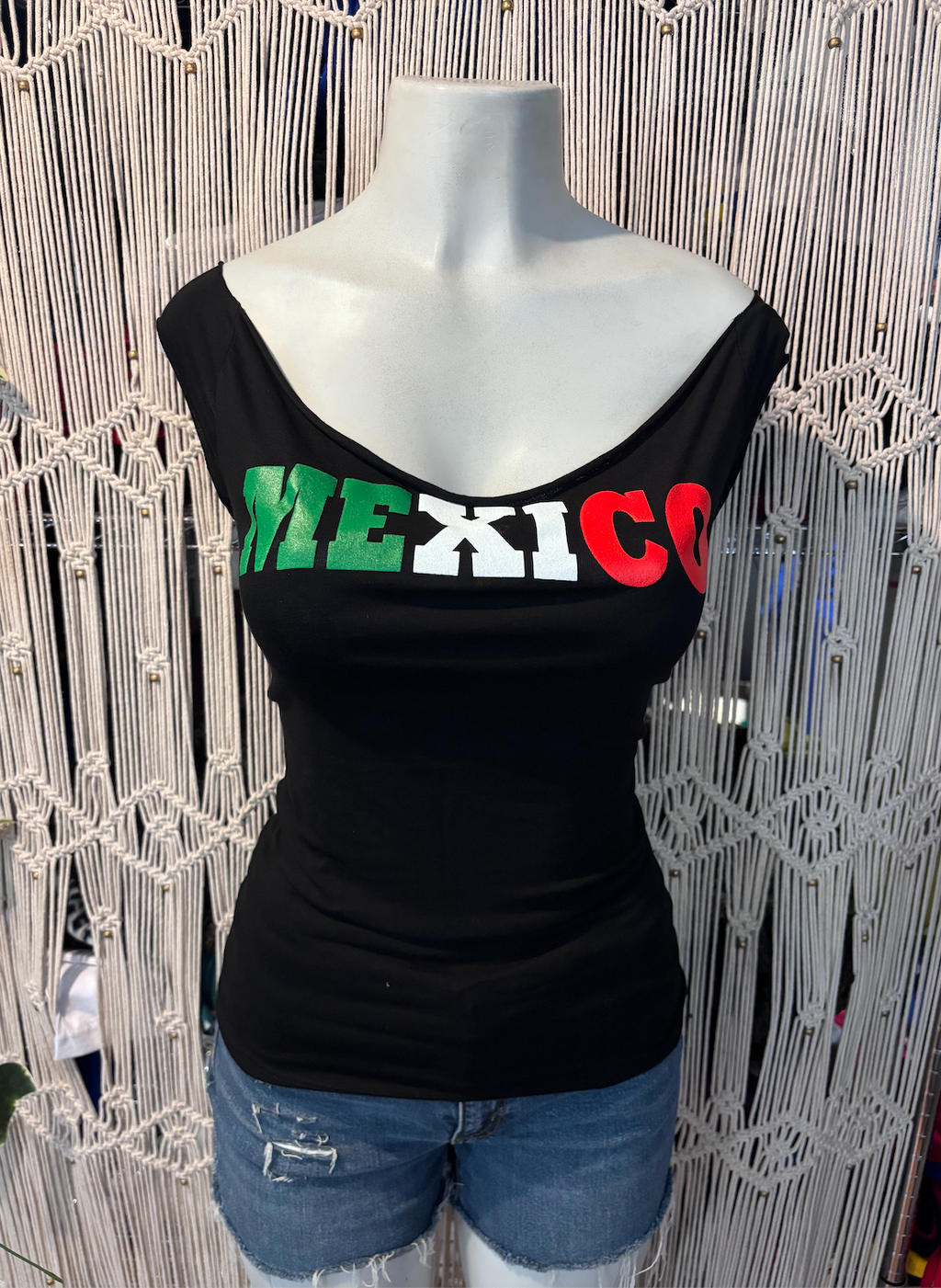 Mexico Custom Cut Top, Cotton Spandex
