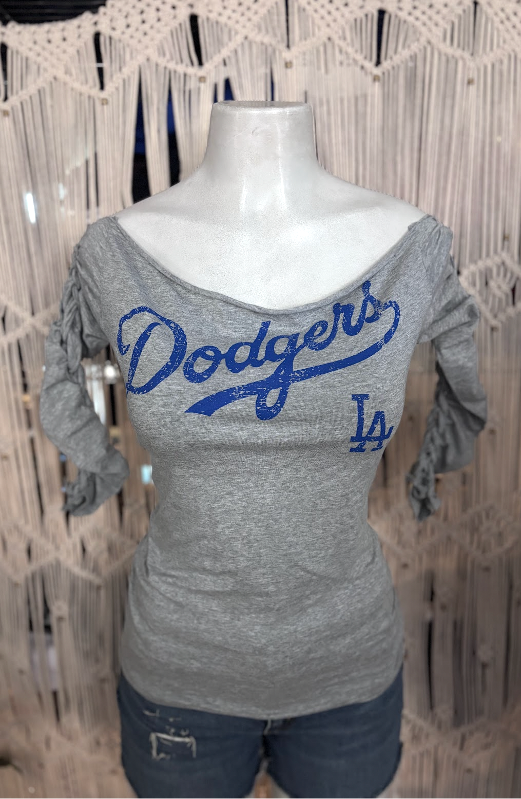 Sports Dodge Custom Cut Long Sleeve Shirt, Cotton Spandex