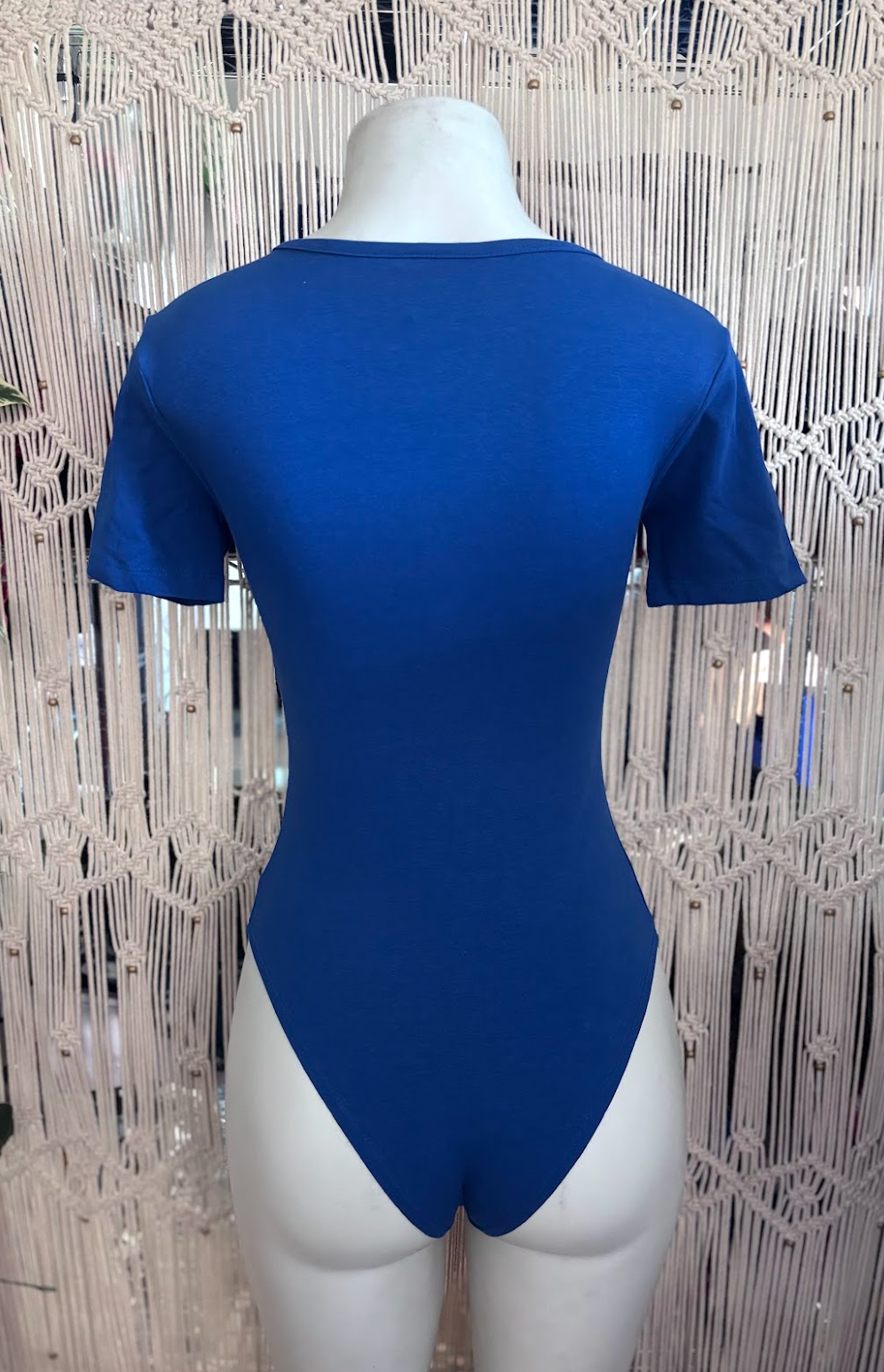 Sports Dodger Fitted Bodysuit with Sleeve, Cotton Spandex