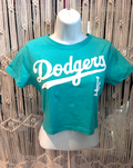 Dodge Crop Top Sports Shirt, Bold Logo