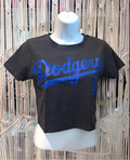 Dodge Crop Top Sports Shirt, Bold Logo