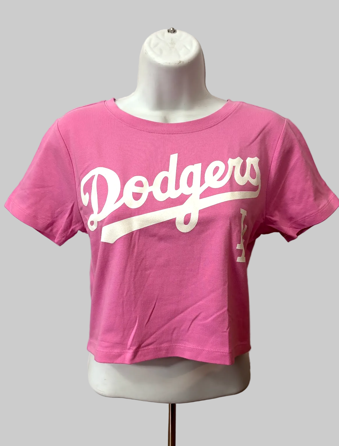Dodge Crop Top Sports Shirt, Bold Logo