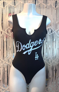 Dodge LA Sport Fitted Bodysuit, Cotton Polyester
