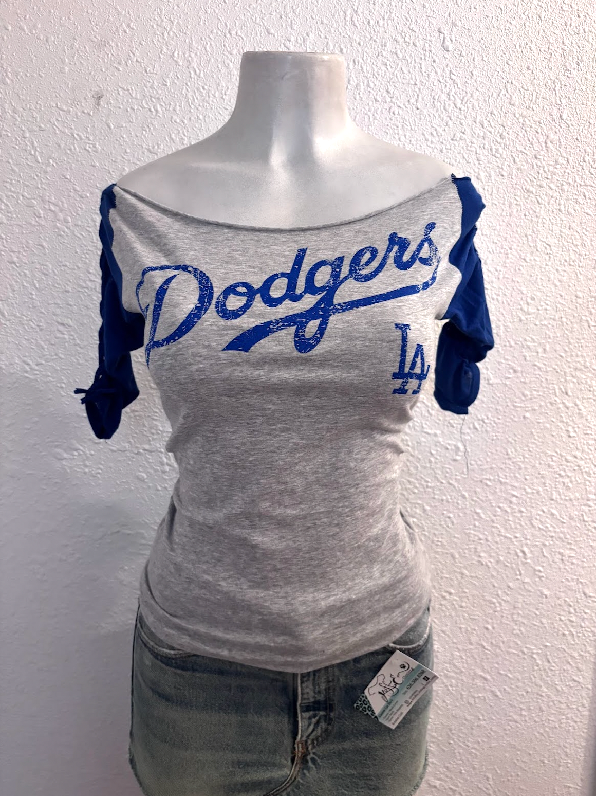 Dodge Sport Custom Cut 3/4 Sleeve Shirt, Cotton Polyester