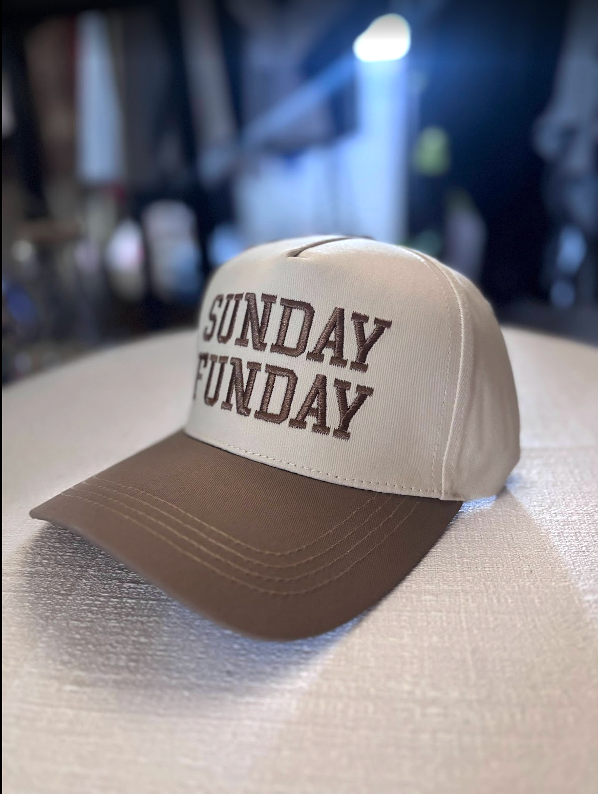 "Sunday Funday" Fun Slogan Cap, One Size