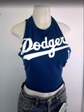 Dodge Sport Custom Cut Halter Top, Cotton Stretch