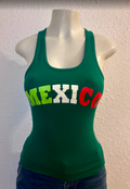 Mexico Custom Tank Top, Cotton Spandex
